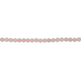 Maxbell 8mm Pink Faceted Round Quartz Gemstone Loose Spacer Beads 15'' Strand Craft for Jewelry Making