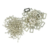 Maxbell 50 Sets Toggle Clasps Connectors OT Clasp Metal DIY Jewelry Findings Jewelry Making Beautiful Rectangle Toggle