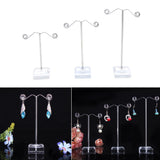 Maxbell Pack of 3 Metal Jewelry Display Stand for Tassel Drop Earrings Necklace Rack