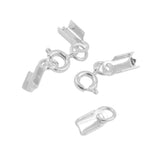 Maxbell 12pcs Alloy Clasp Jewelry Findings DIY Spring Clasps Necklace Bracelet 4mm