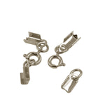 Maxbell 12pcs Alloy Clasp Jewelry Findings DIY Spring Clasps Handmade Copper Clips