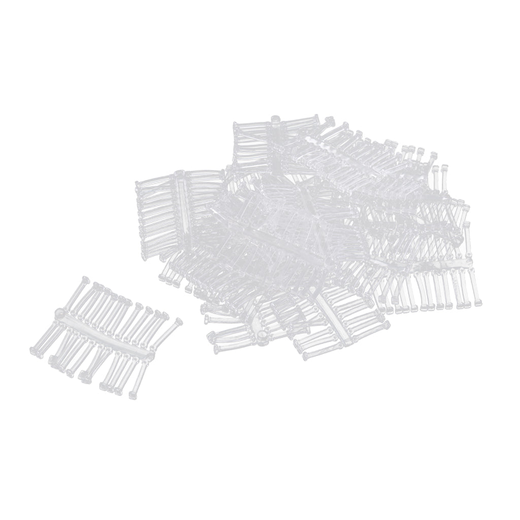 Maxbell Boilie Stopper Frame 20pcs Carp Fishing Boilie Stop Clear Rubber Long Hair Rig Bait Stopper Carp