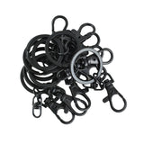 Maxbell 10pcs Metal Swivel Clasps Snap Hook Lobster Claw Clasp Jewelry Findings