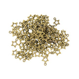 Maxbell 100pcs Bronze Stars Charms Pendants DIY Jewelry For Earrings Necklace Bracelet