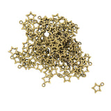 Maxbell 100pcs Bronze Stars Charms Pendants DIY Jewelry For Earrings Necklace Bracelet