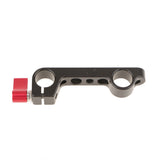 Maxbell Dual 15mm Rod Clamp Mount for Camera System Shoulder Rig Support 1/4" Red