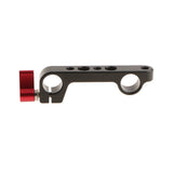Maxbell Dual 15mm Rod Clamp Mount for Camera System Shoulder Rig Support 1/4" Red