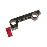 Maxbell Dual 15mm Rod Clamp Mount for Camera System Shoulder Rig Support 1/4" Red