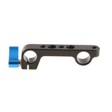Maxbell Dual 15mm Rod Clamp Mount for Camera System Shoulder Rig Support 1/4'' Blue