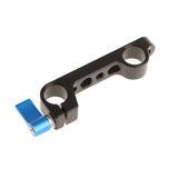 Maxbell Dual 15mm Rod Clamp Mount for Camera System Shoulder Rig Support 1/4'' Blue