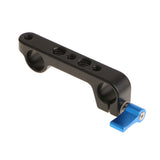 Maxbell Dual 15mm Rod Clamp Mount for Camera System Shoulder Rig Support 1/4'' Blue