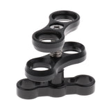 Maxbell Lightweight Aluminum Alloy Scuba Diving Light Torch Flashlight Ball Base Clip Arm Clamp Mount Support Bracket