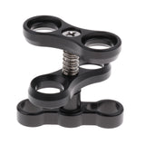 Maxbell Lightweight Aluminum Alloy Scuba Diving Light Torch Flashlight Ball Base Clip Arm Clamp Mount Support Bracket