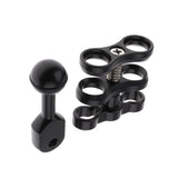 Maxbell Lightweight Aluminum Alloy Scuba Diving Light Torch Flashlight Ball Base Clip Arm Clamp Mount Support Bracket