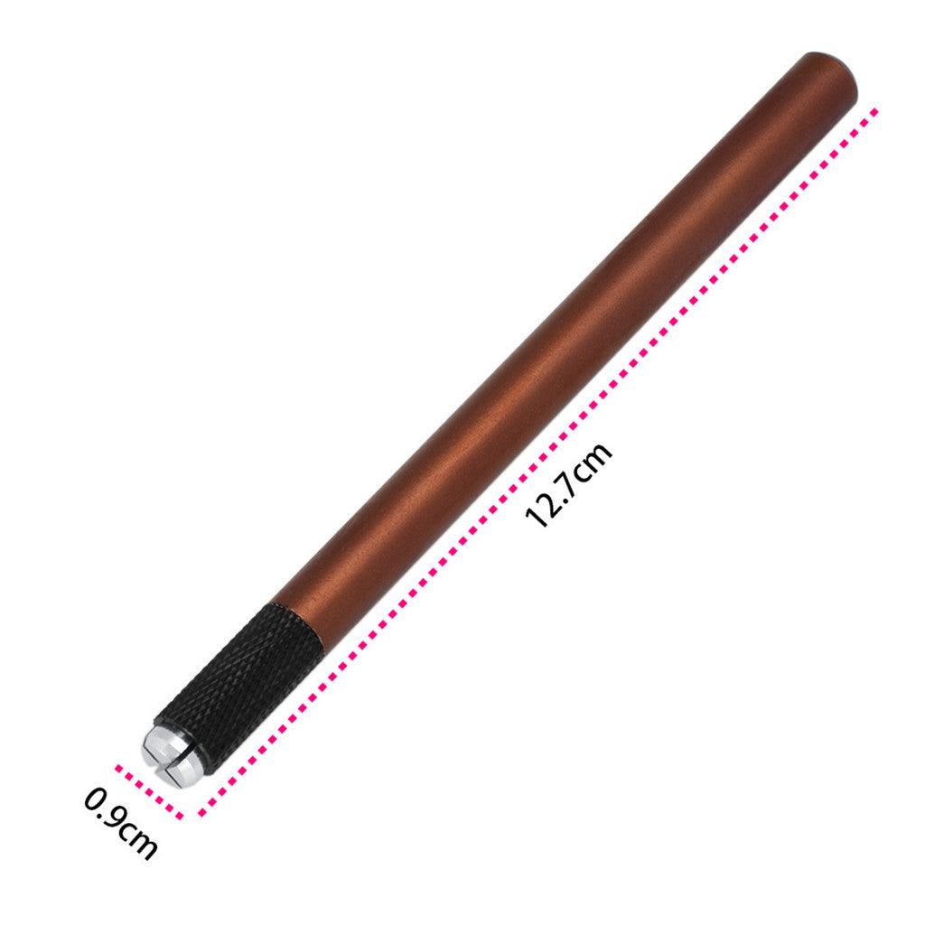 Maxbell Professional Fashion Manual Tattoo Permanent Eyebrow Shading Microblading Makeup Pen Coffee