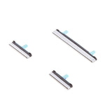 Maxbell Electronic Repair Assembly for Samsung Galaxy S8/S8+，Power Switch Button and Volume Control Side Buttons Replacement Set Silver