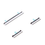 Maxbell Electronic Repair Assembly for Samsung Galaxy S8/S8+，Power Switch Button and Volume Control Side Buttons Replacement Set Silver
