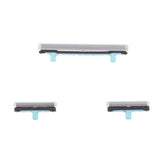 Maxbell Electronic Repair Assembly for Samsung Galaxy S8/S8+，Power Switch Button and Volume Control Side Buttons Replacement Set Silver