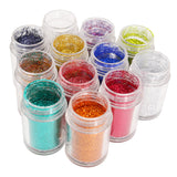 Maxbell 12x Shimmer Glitter Eyeshadow Loose Dust Powder Pigment For Tattoo Body Nail