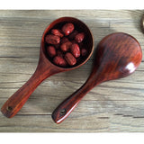 Maxbell 1 Piece Vintage Multipurpose Round Wooden Scoop Spoon Ladle With Long Handle