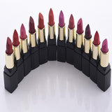 Maxbell 12 Colors Beauty Cosmetic Matte Lipstick Makeup Set Long Lasting Lip Stick