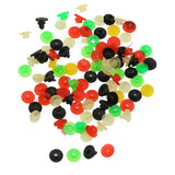 Maxbell 100PCS Colorful Tattoo Rubber Grommets Nipples for Tattoo Machine Needles