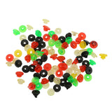 Maxbell 100PCS Colorful Tattoo Rubber Grommets Nipples for Tattoo Machine Needles