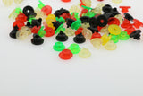 Maxbell 100PCS Colorful Tattoo Rubber Grommets Nipples for Tattoo Machine Needles