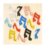 Maxbell 10 Pieces Single Music Note Foil Balloon Wedding Concert Dance Prom Party Decorations