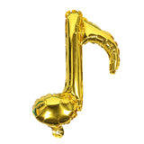 Maxbell 10 Pieces Single Music Note Foil Balloon Wedding Concert Dance Prom Party Decorations