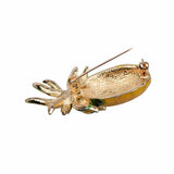 Maxbell Cute Fruit Shape Rhinestone Enamel Pineapple Brooch Lapel Pin Wedding Party