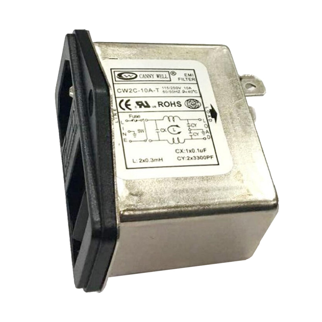 ⚡️Buy Maxbell EMI RFI Filter AC 250V 10A CW2C-10A-T Suppressor Power ...