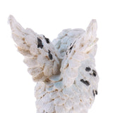 Maxbell Exquisite White Flying Owl Statue Model Miniature Handicraft Souvenir Collectibles Gift