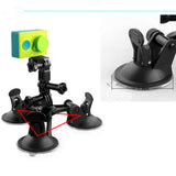 Maxbell Low Angle Suction Cup Mount + Screws + Connector Adapter For GoPro Hero 5 4