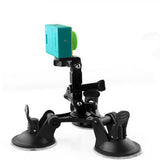 Maxbell Low Angle Suction Cup Mount + Screws + Connector Adapter For GoPro Hero 5 4