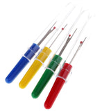 Maxbell 4 Pieces 3.3'' Seam Rippers Stitch Unpicker Sewing Thread Cutters Plastic Handle