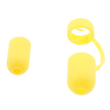 Maxbell Silicone Gel For Apple Pencil Cap Holder / Keeper + Cable Adapter Tether Kit Yellow