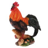 Maxbell 2Pcs Creative Resin Animal Model Chicken Figures For Fairy Garden Decor DIY