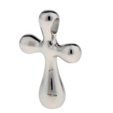 Maxbell Silver Stainless Steel Cremation Urn Pendant Slider Cross Keepsake Jewelry