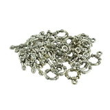 Maxbell 20 Sets Tibetan Silver Wire Wrapped Toggle Clasps Jewelry Making Findings