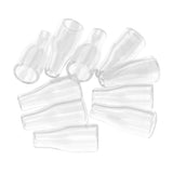 Maxbell 10 Pieces Clear Mini Floating Glass Bottle Wish Charm Pendant Jewelry Making