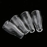 Maxbell 10 Pieces Clear Mini Floating Glass Bottle Wish Charm Pendant Jewelry Making