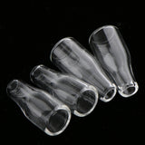 Maxbell 10 Pieces Clear Mini Floating Glass Bottle Wish Charm Pendant Jewelry Making