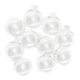 Maxbell 10 Piece 18mm Clear Mini Bulb Glass Bottle Wish Charm Pendant Jewelry Making