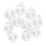 Maxbell 10 Piece 18mm Clear Mini Bulb Glass Bottle Wish Charm Pendant Jewelry Making