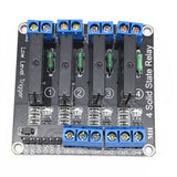 Maxbell 24V 4 Channel G3MB-202P Solid State Relay Module With Resistive Fuse 240V 2A Output