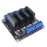 Maxbell 24V 4 Channel G3MB-202P Solid State Relay Module With Resistive Fuse 240V 2A Output