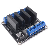 Maxbell 24V 4 Channel G3MB-202P Solid State Relay Module With Resistive Fuse 240V 2A Output