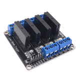 Maxbell 24V 4 Channel G3MB-202P Solid State Relay Module With Resistive Fuse 240V 2A Output