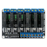 Maxbell 12V 6 Channel G3MB-202P Solid State Relay Module With Resistive Fuse 240V 2A Output